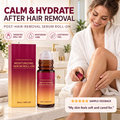 Hair removal care roller essential oil