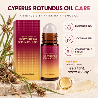 Hair removal care roller essential oil