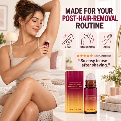 Hair removal care roller essential oil